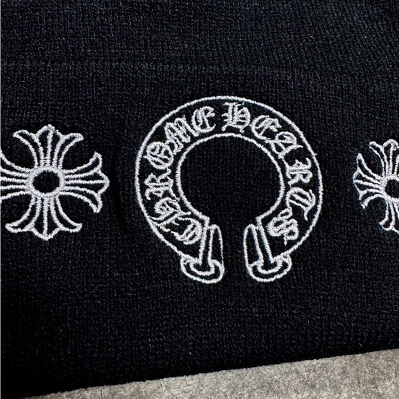 Chrome Hearts Black Beanie - Picture 2 of 2